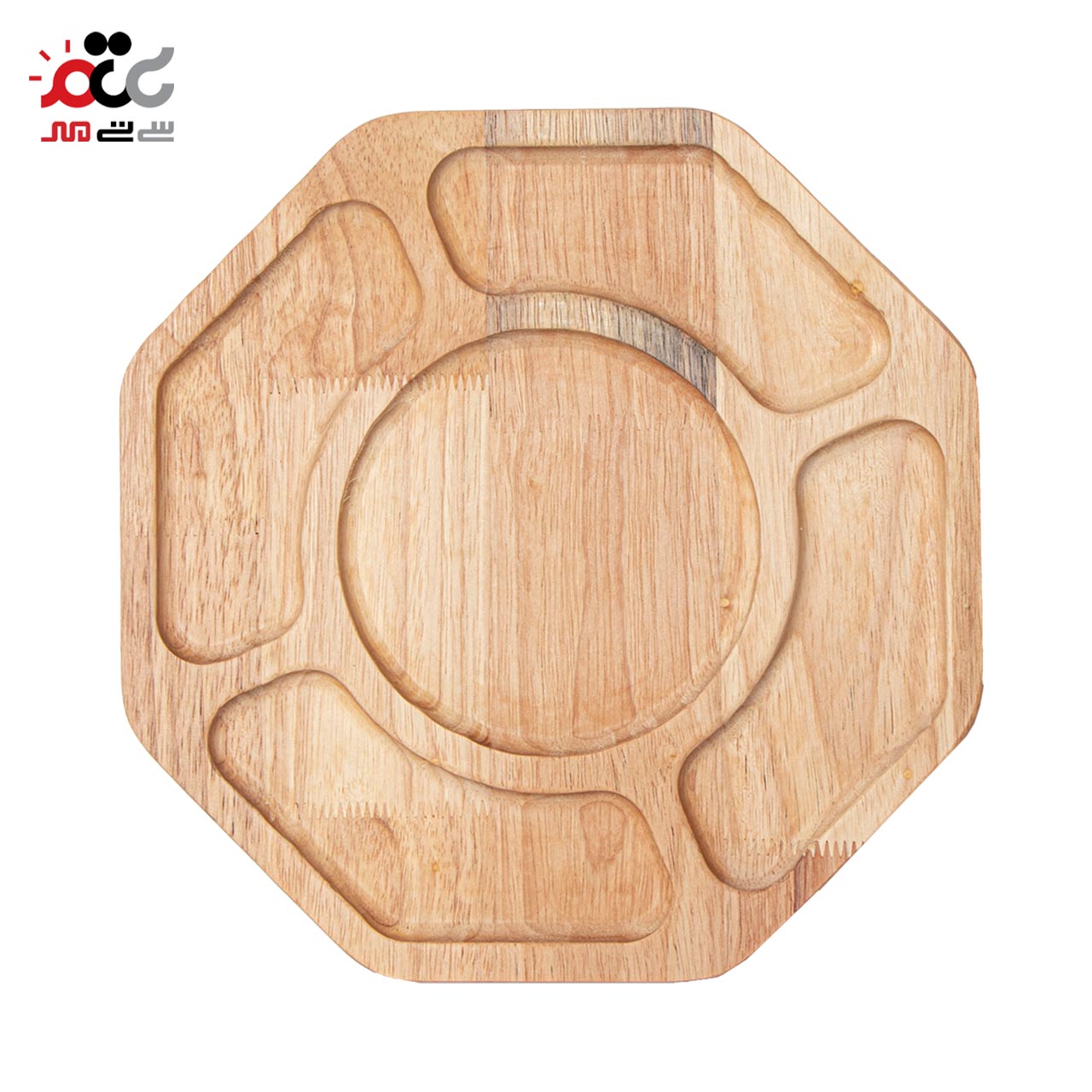 اردور خوری چوبی نایس وود مدل 6 ضلعی طرح 5 خانه