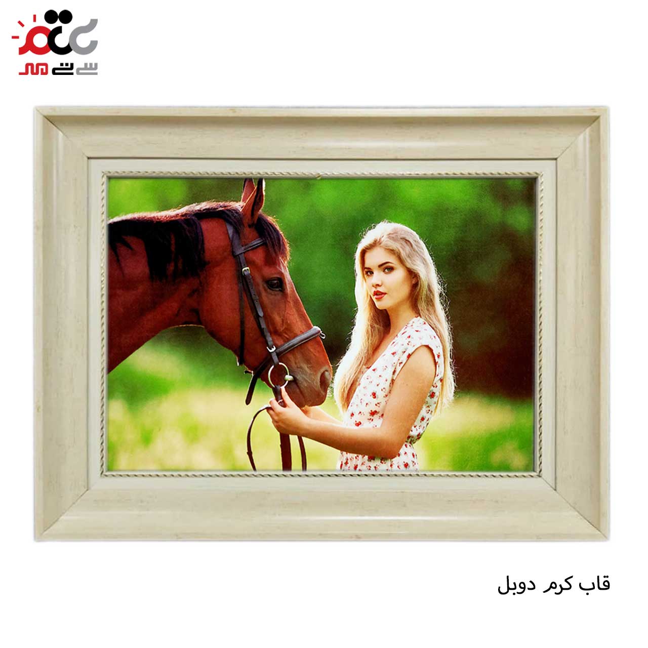 تابلو فرش طرح دار با قاب