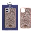 قاب Original Swarovski مدل Apple iPhone 11 - رزگلد (پک دار)