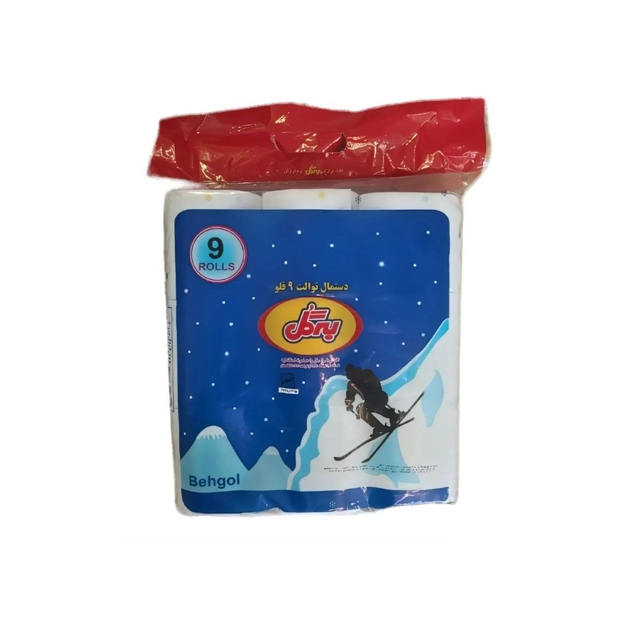 دستمال توالت به گل  9 قلو