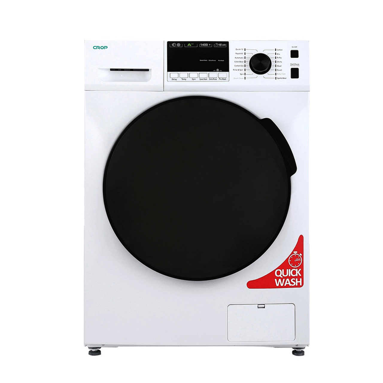 ماشین لباسشویی کروپ مدل WFT-28418 ظرفیت 8 کیلوگرمی