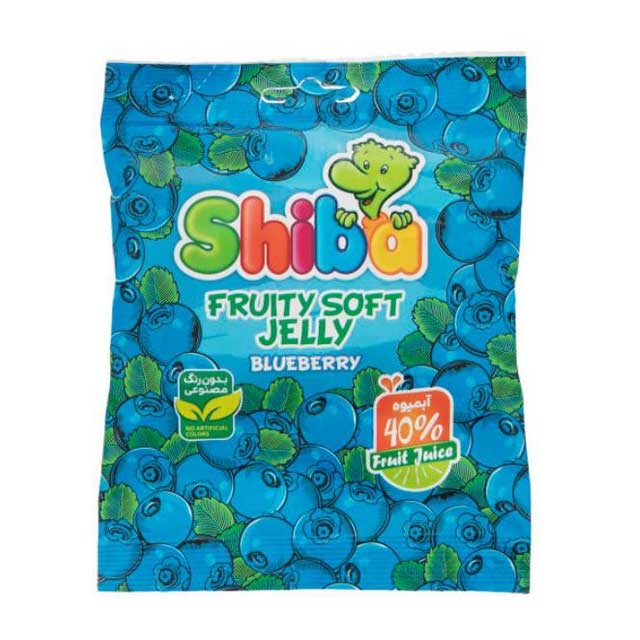 پاستیل میوه ای با طعم بلوبری شیبا 90 گرمی