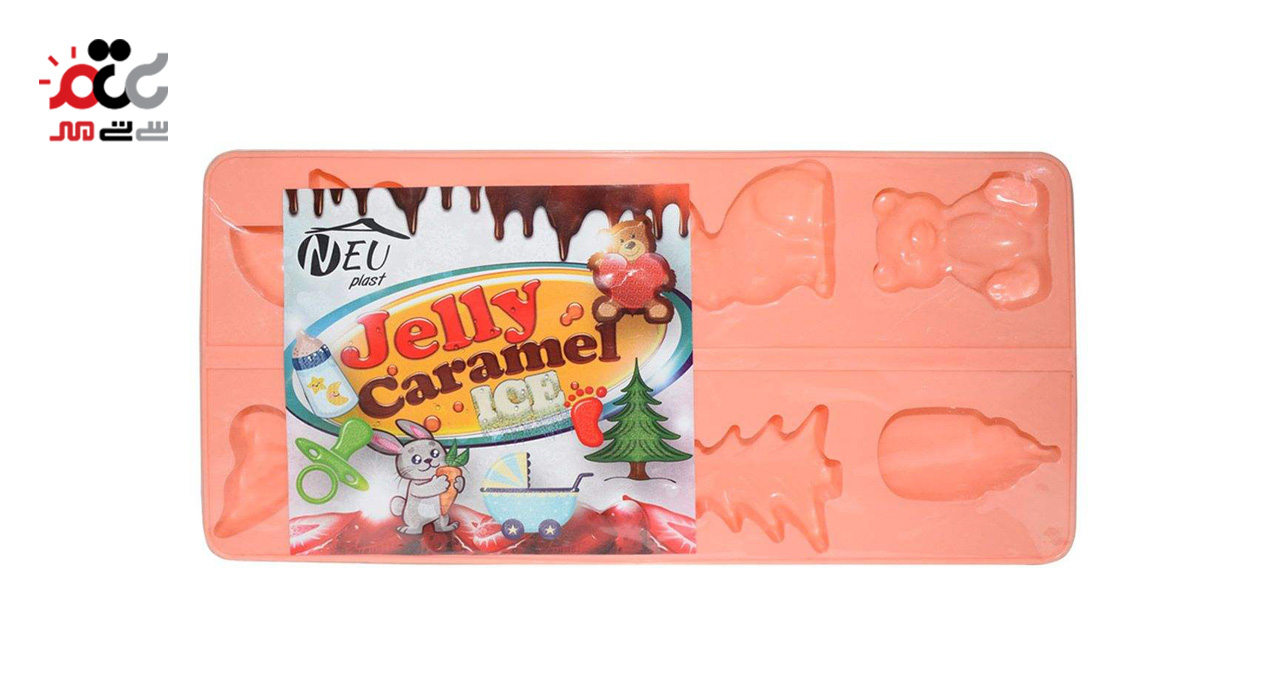 قالب یخ و ژله نیو پلاست مدل Jelly Caramel کد 7829