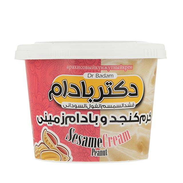 کرم کنجد بادام زمینی دکتر بادام  220 گرمی