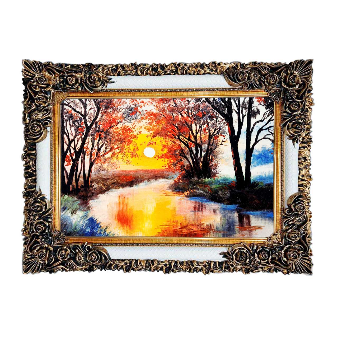 تابلو فرش با زیبا ترین قاب