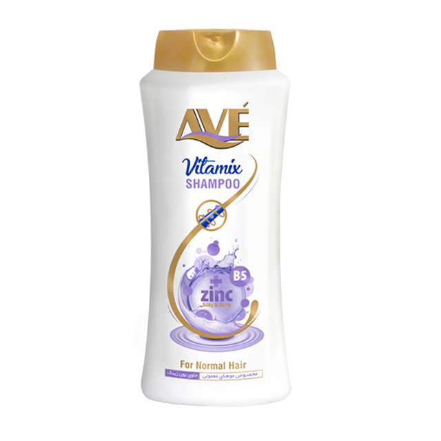شامپو ویتامیکس موهای معمولی زینک پلاس اوه 400 گرمی