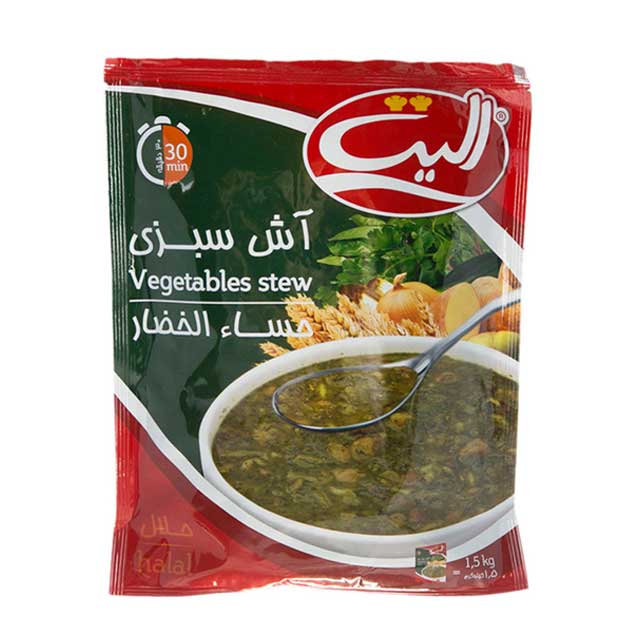 آش سبزی  الیت 180 گرمی