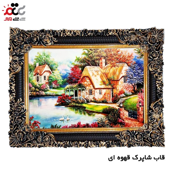 تابلو فرش چاپی طرح منظره کد 10129 سایز 100×70 سانتی متری