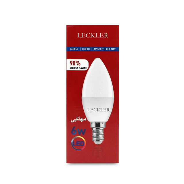 لامپ ال ای دی 6 وات لکلر مدل شمعی پایه E14