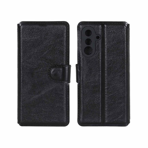 کیف موبایل چرمی مگنتی محافظ لنزدار Samsung Galaxy A56 / A36 - مشکی