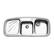 سینک توکار فانتزی ایلیا استیل مدل 2013