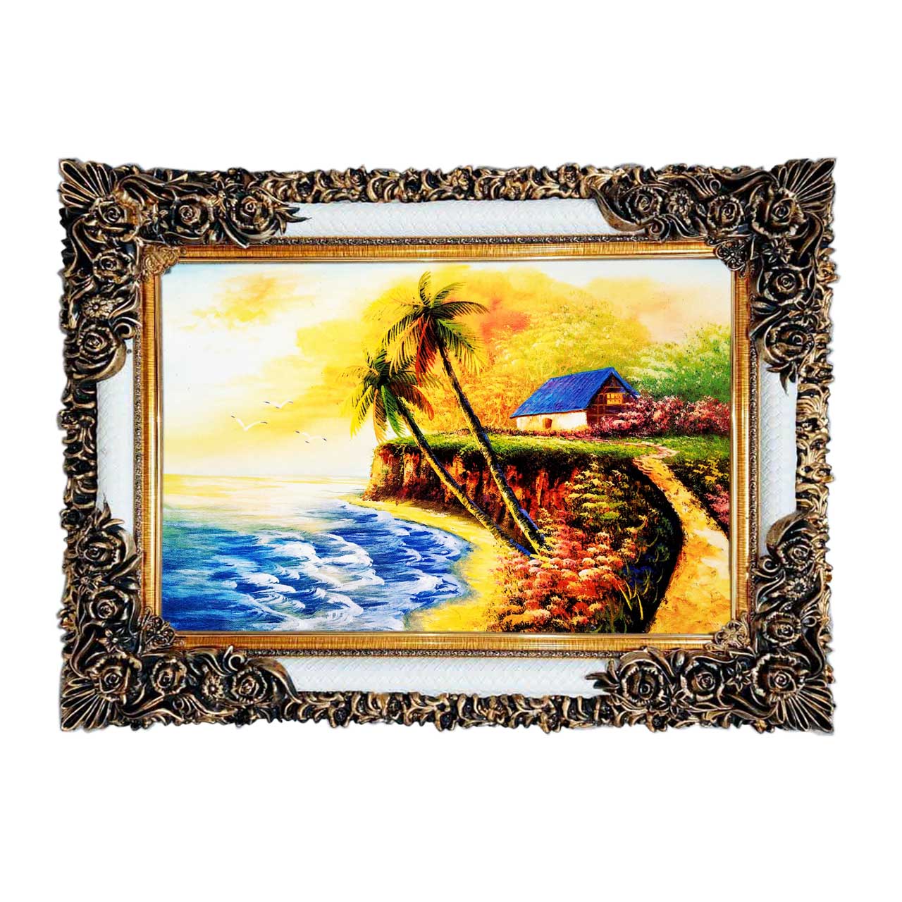 تابلو فرش با زیبا ترین قاب