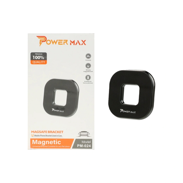 هولدر مگنتی گوشی موبایل Power Max مدل PM-024 - مشکی