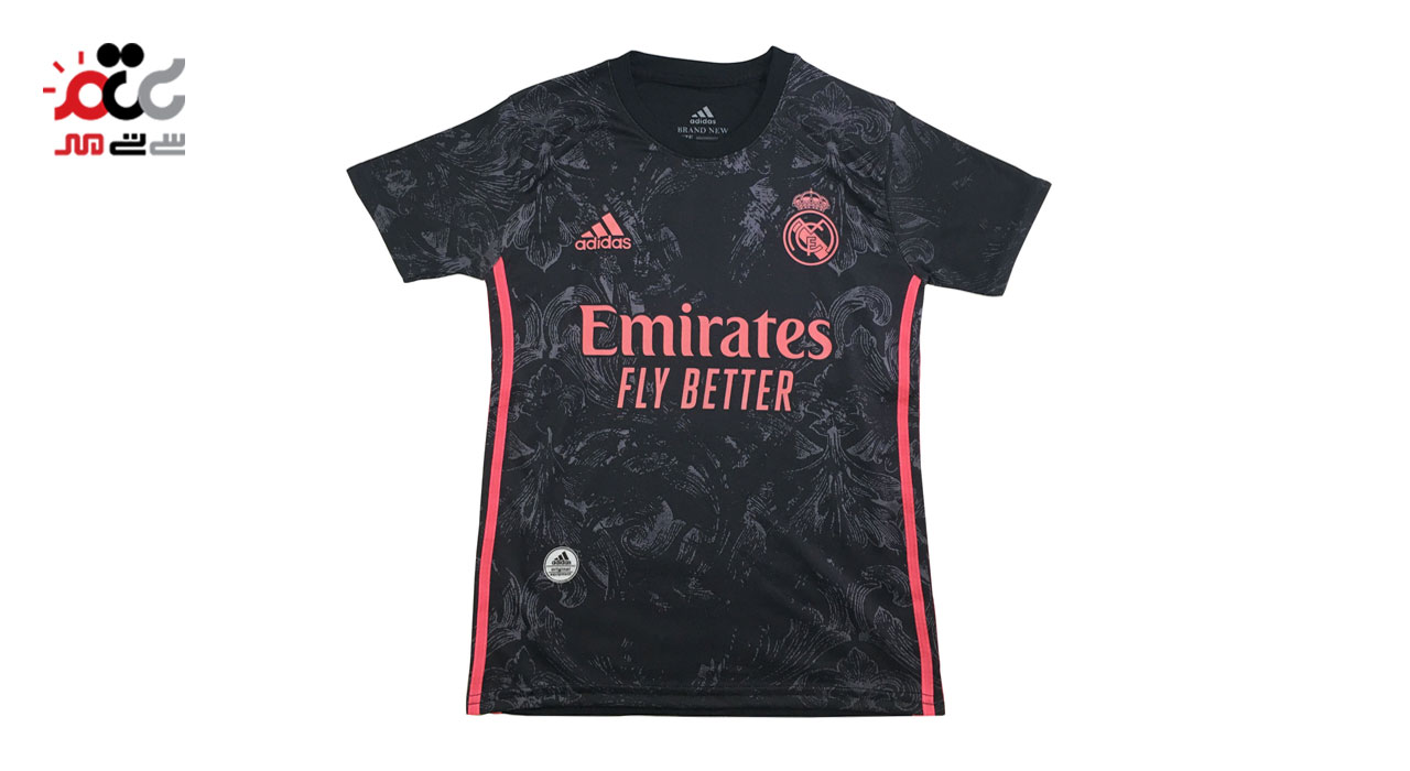 ست تی شرت و شلوارک ورزشی مردانه طرح رئال مادرید مدل 2021