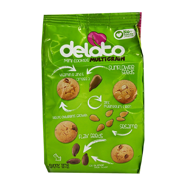بیسکویت مولتی گرین دلاتو 85 گرمی