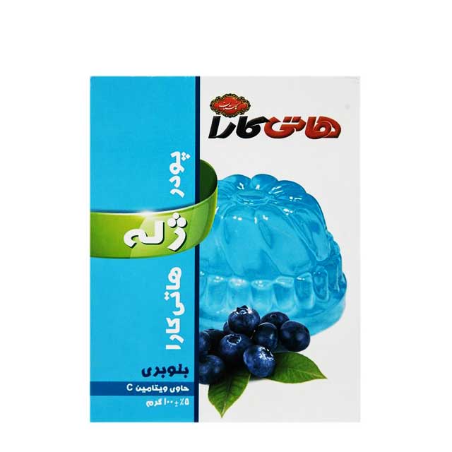 پودر ژله بلوبری هاتی کارا 100 گرمی