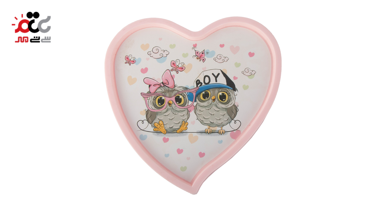 سینی پلاستیکی مدل قلب کد 1776