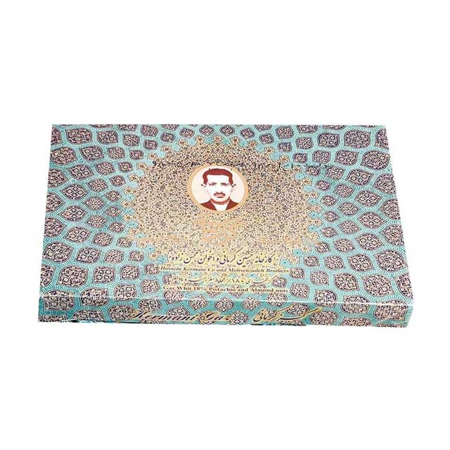 گز لقمه ای 18% مخلوط پسته و بادام کرمانی 450 گرمی