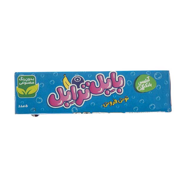 آدامس بادکنکی با طعم توتی فروتی بابل ترابل بسته 5 عددی