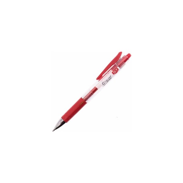 خودکار ژله ای قرمز سی کلاس مدل فشاری سایز 0.7 میلی متری