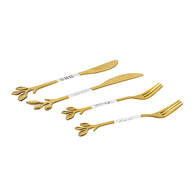 ست کارد و چنگال طرح برگ