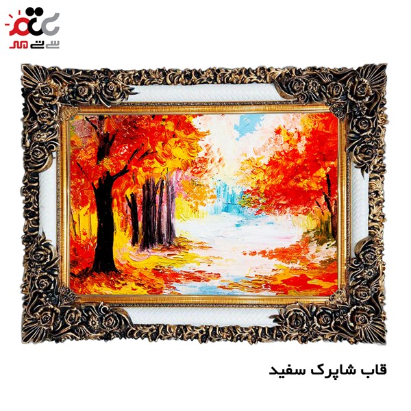 تابلو فرش چاپی طرح منظره کد 10006 سایز 70×50 سانتی متری