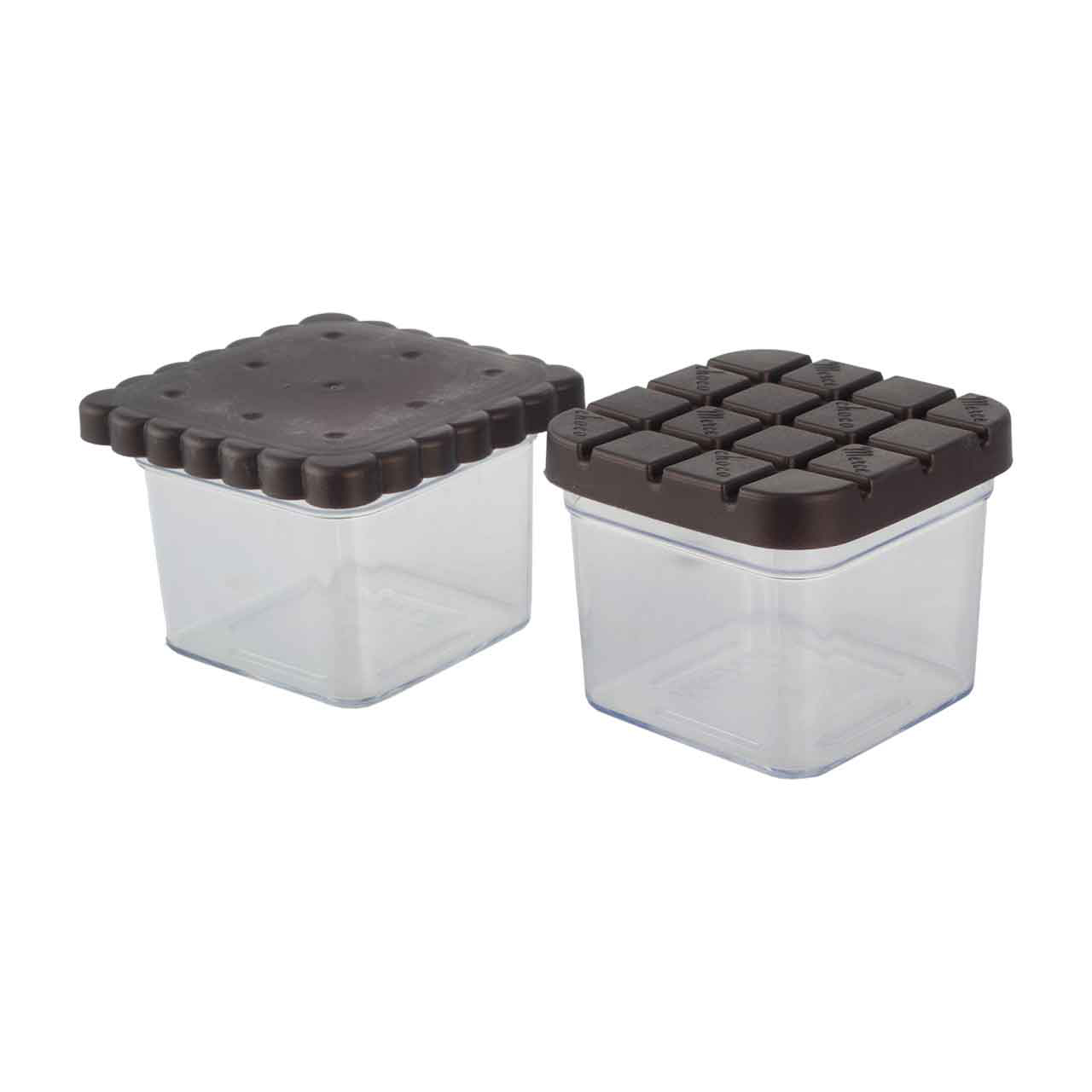 ظرف بیسکویت خوری مربع مرسه مجموعه 2 عددی کد 35-900