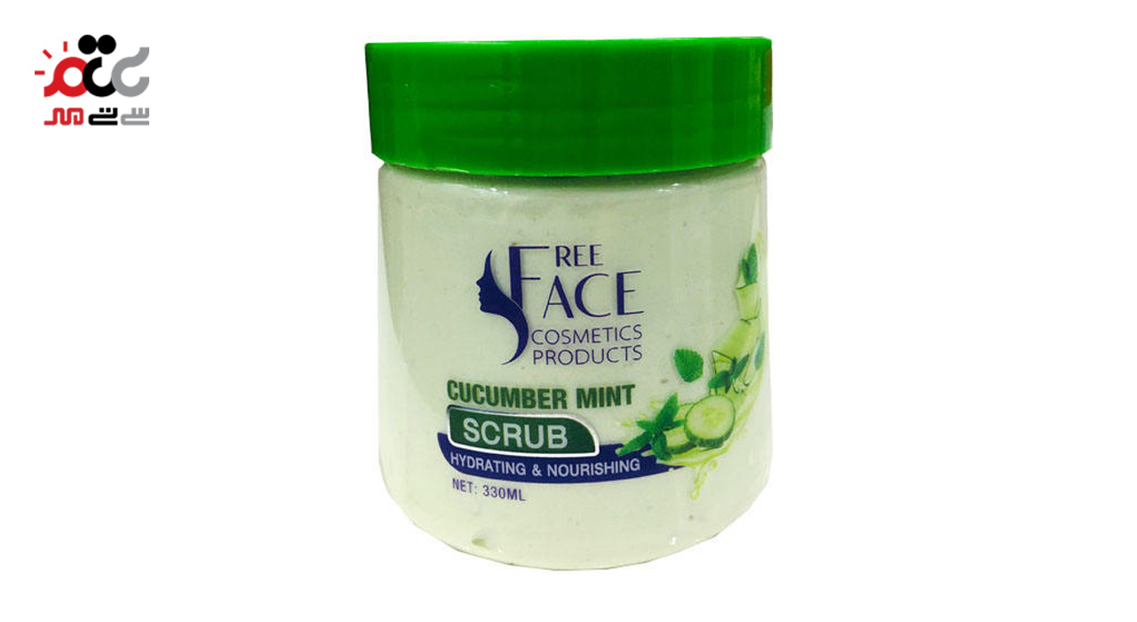 اسکراب لایه بردار فری فیس مدل Cucumber Mint حجم 330 میلی لیتری