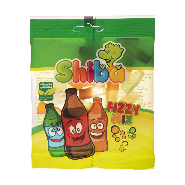 خرید پاستیل نوشابه ای شیبا 65 گرمی
