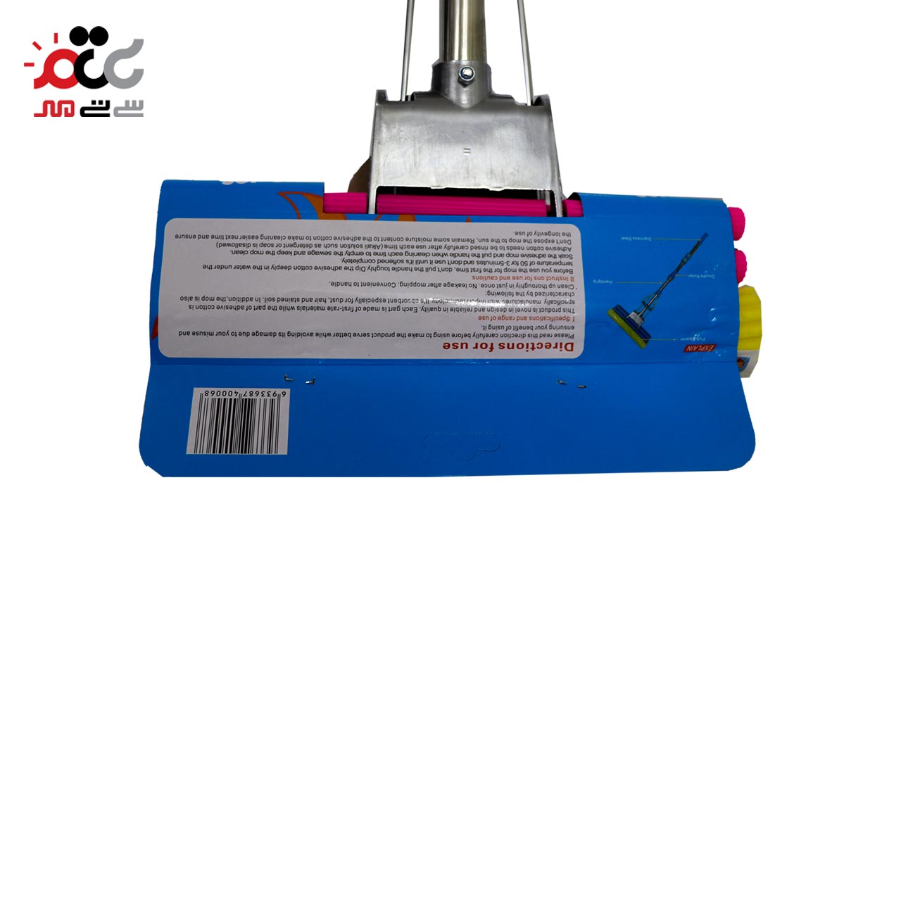 تی زمین شوی دسته استیل مدل Mop