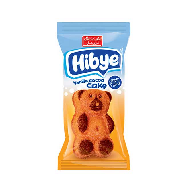 کیک دو رنگ کاکائو وانیلی پاندا شیرین عسل 42 گرمی