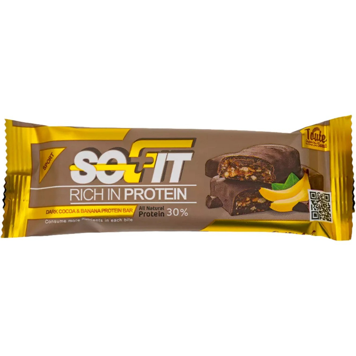 پروتئین بار موزی سوفیت 45 گرمی