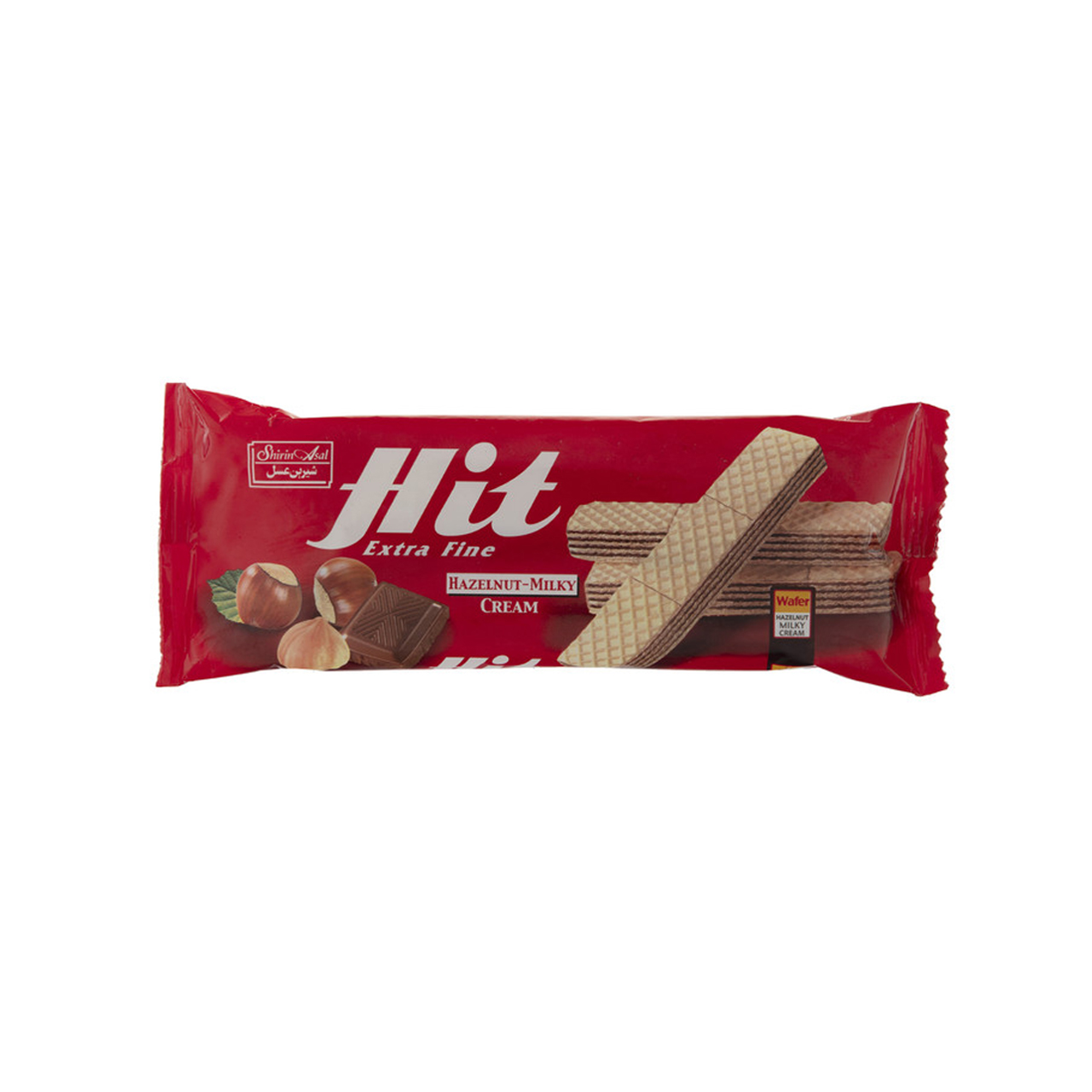 ویفر با کرم فندق شیرین عسل