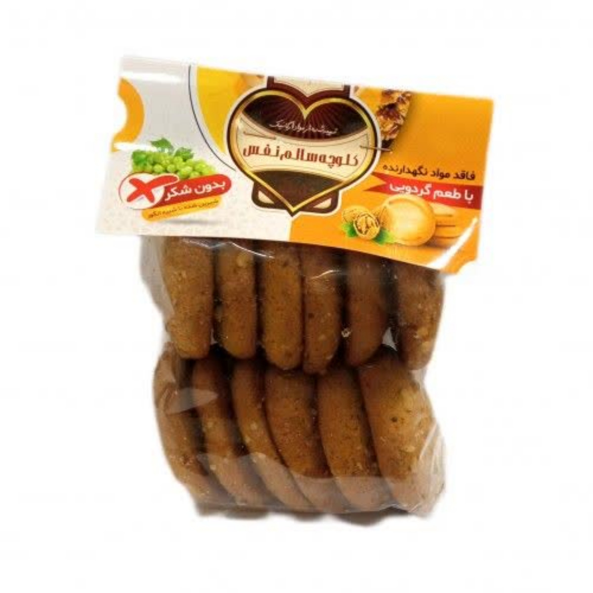 کلوچه گردویی نفس بسته 12 عددی