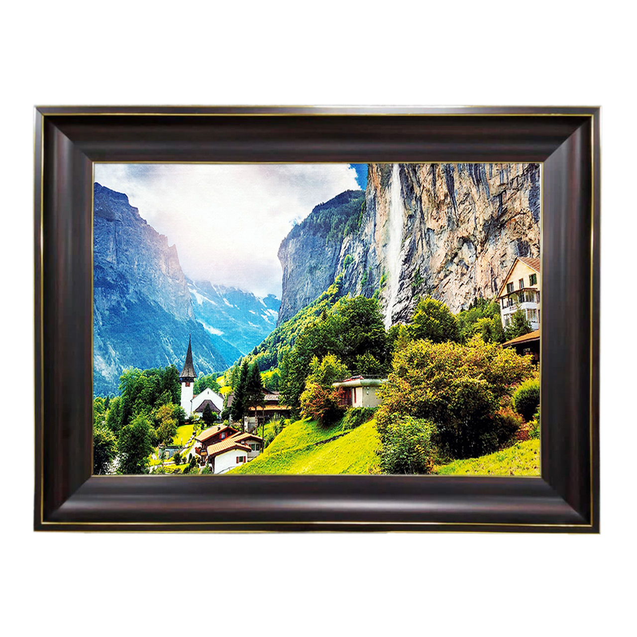 تابلو فرش چاپی طرح منظره کد 10053 سایز 60×40 سانتی متری