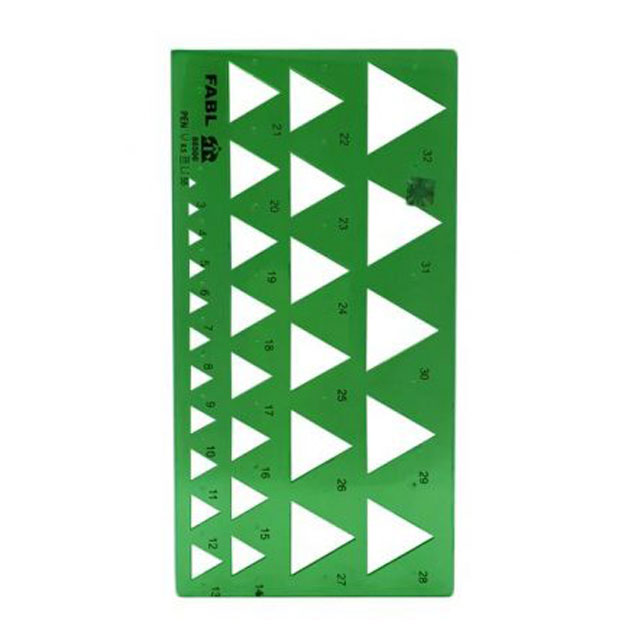 شابلون مهندسی فابل طرح مثلث کد 112