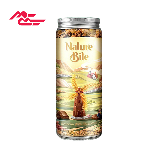 گرانولا شکلاتی حاوی مغز های خوراکی نیچر بایت 380 گرمی