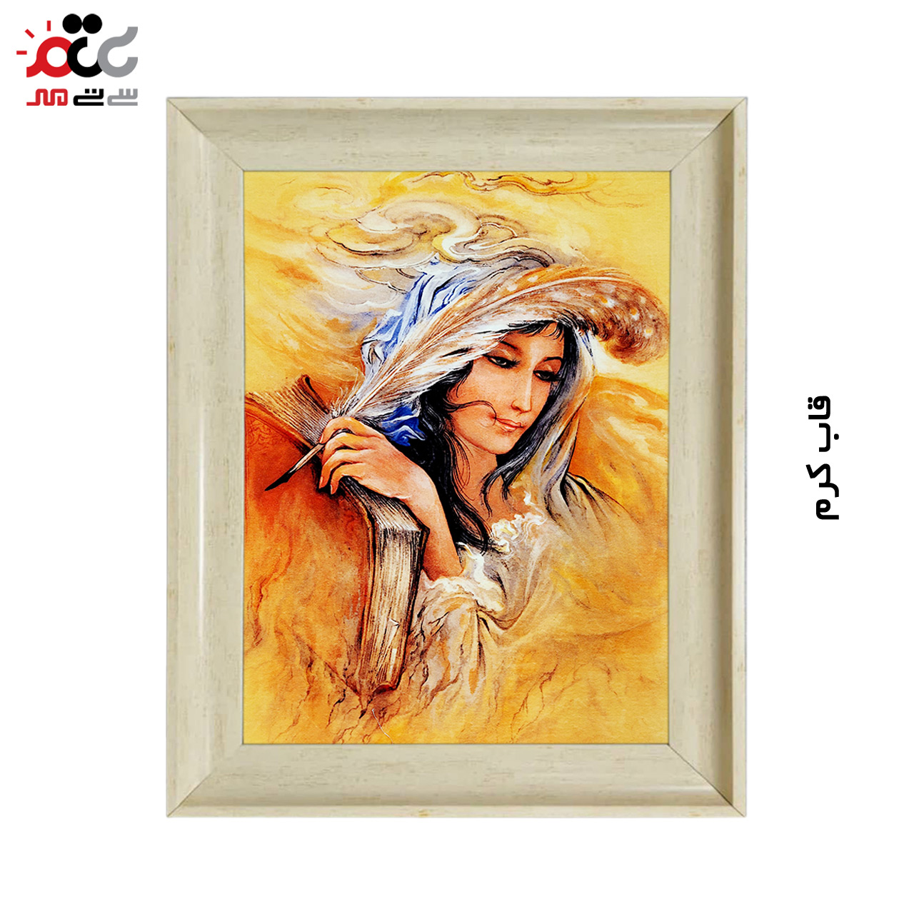 تابلو فرش چاپی طرح مینیاتوری کد 16016 سایز 50×100 سانتی متری