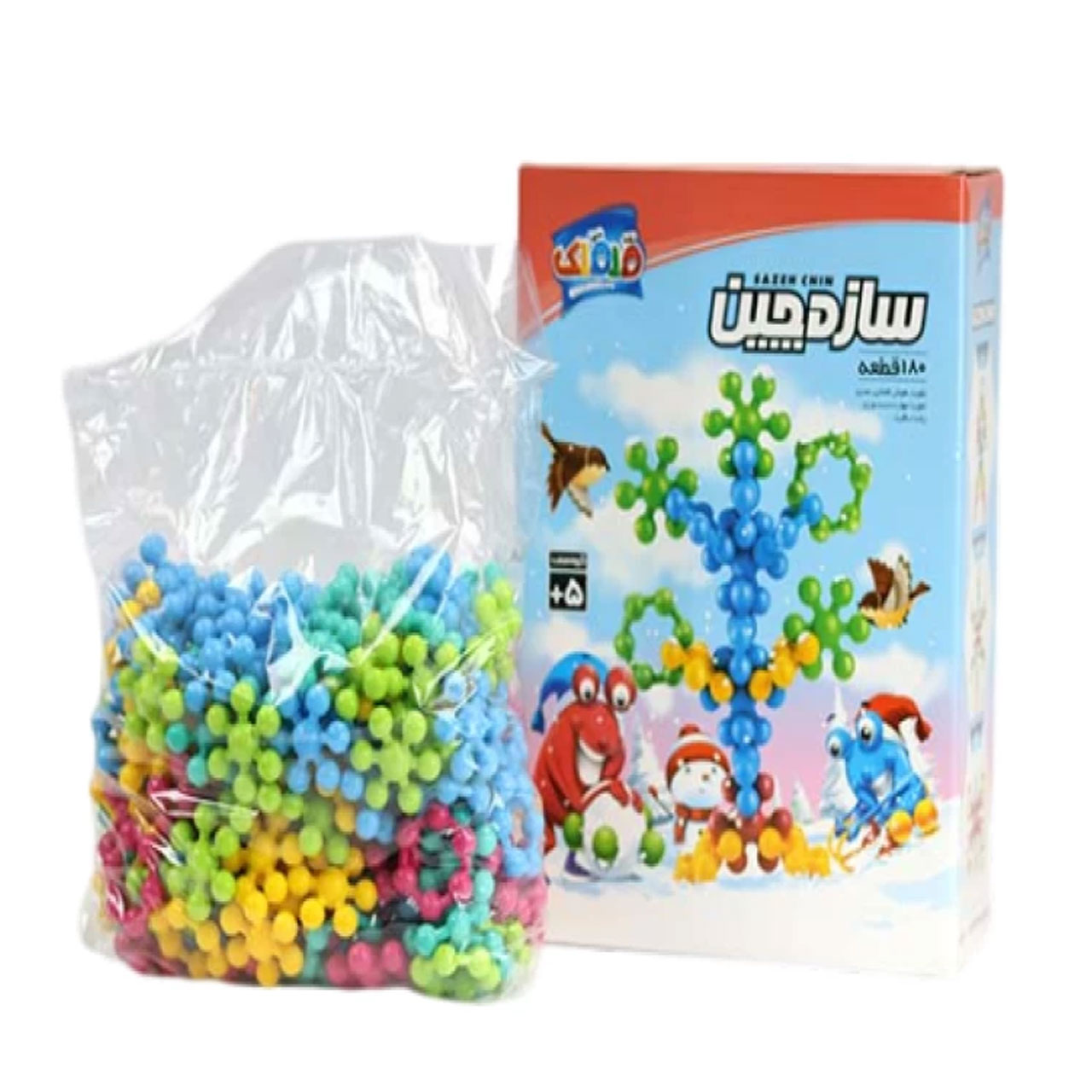 بازی ساختنی قلقلک مدل سازه چین 180 قطعه