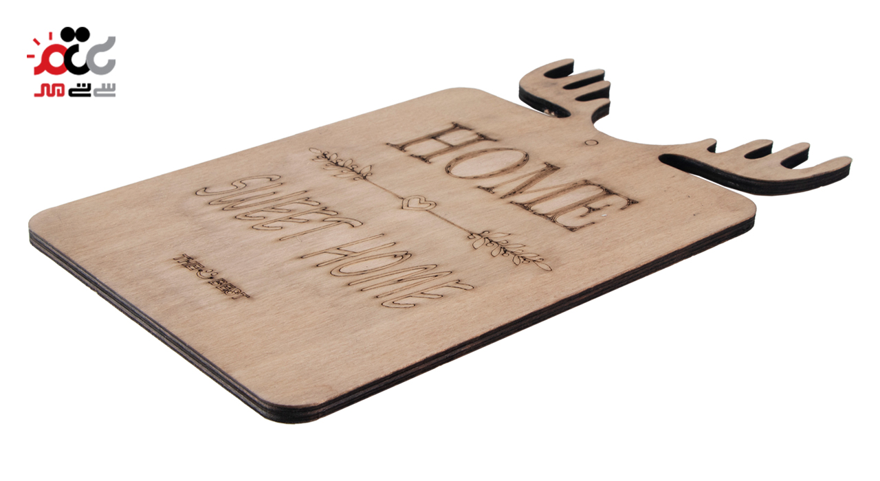 تخته سرو چوبی طرح گوزن