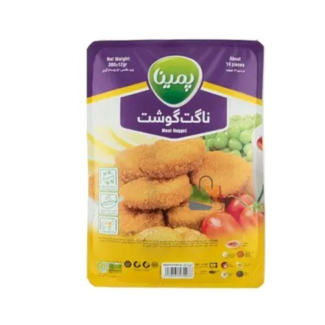 ناگت گوشت پمینا 300 گرمی