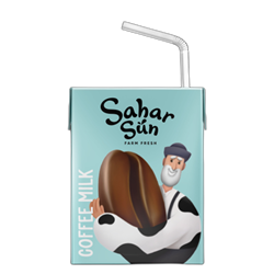شیر قهوه  سحر سان 125 میلی لیتری