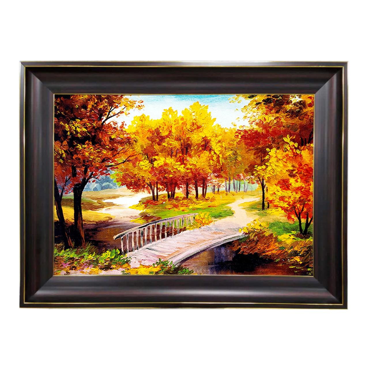 تابلو فرش چاپی طرح منظره کد 10028 سایز 60×40 سانتی متری