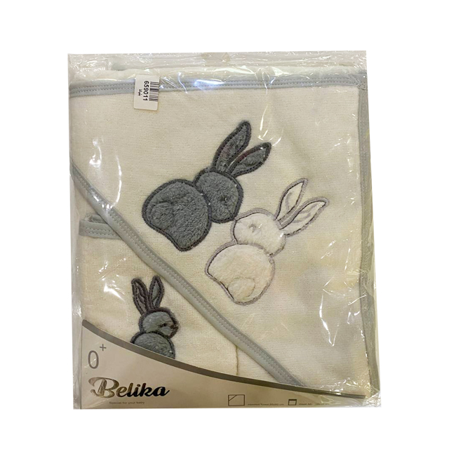 ست حوله نوزادی بلیکا طرح خرگوش بسته 2 عددی