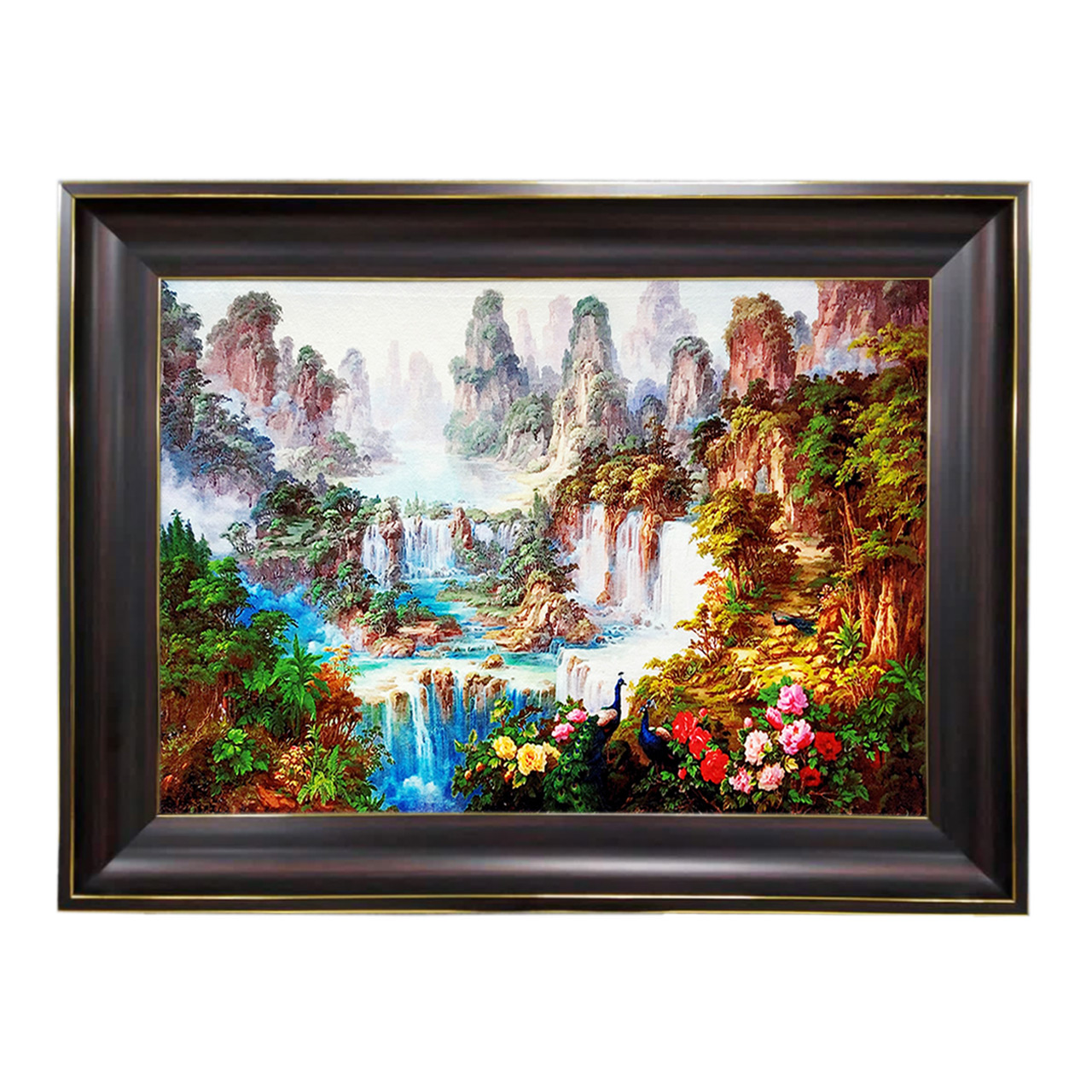 تابلو فرش چاپی طرح منظره کد 10281 سایز 60×40 سانتی متری