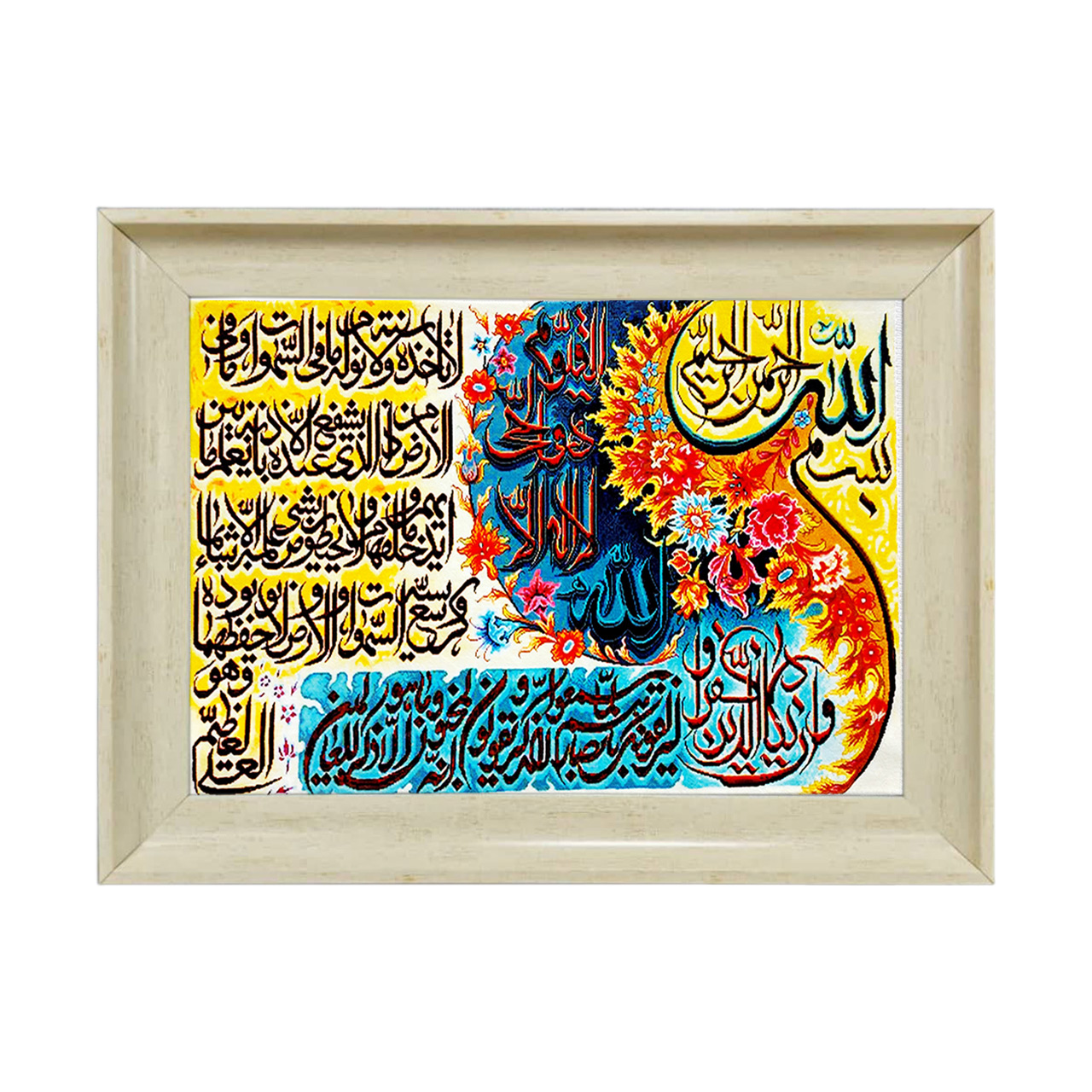 تابلو فرش چاپی طرح وان یکاد کد 15026 سایز 50×35 سانتی متری