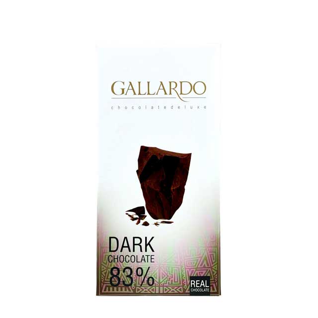 شکلات تلخ 83 درصد گالاردو فرمند 80 گرمی