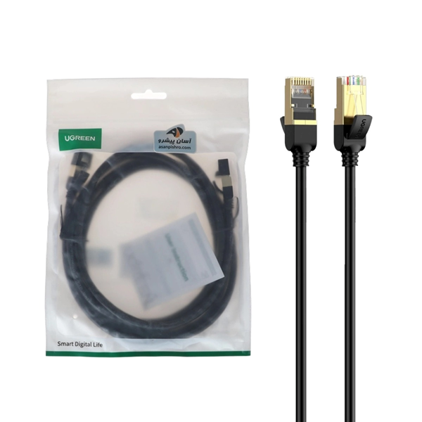 کابل شبکه دو متری UGREEN CAT7 مدل NW107 - مشکی(11269)