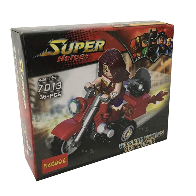 خرید ساختنی لگو اونجرز موتور سوا ر مدل wonder women