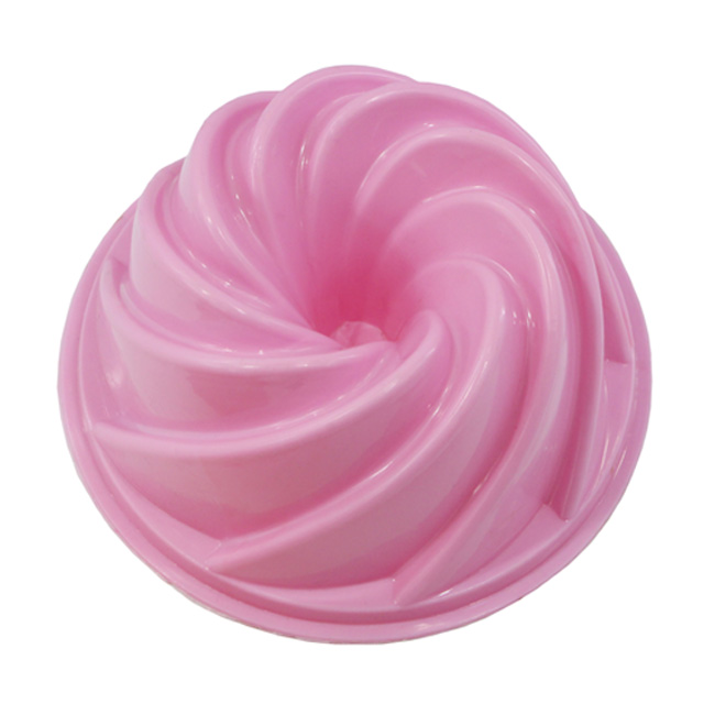 قالب ژله سیلیکونی مدل دودکش دار طرح پیچ سایز بزرگ کد 6922